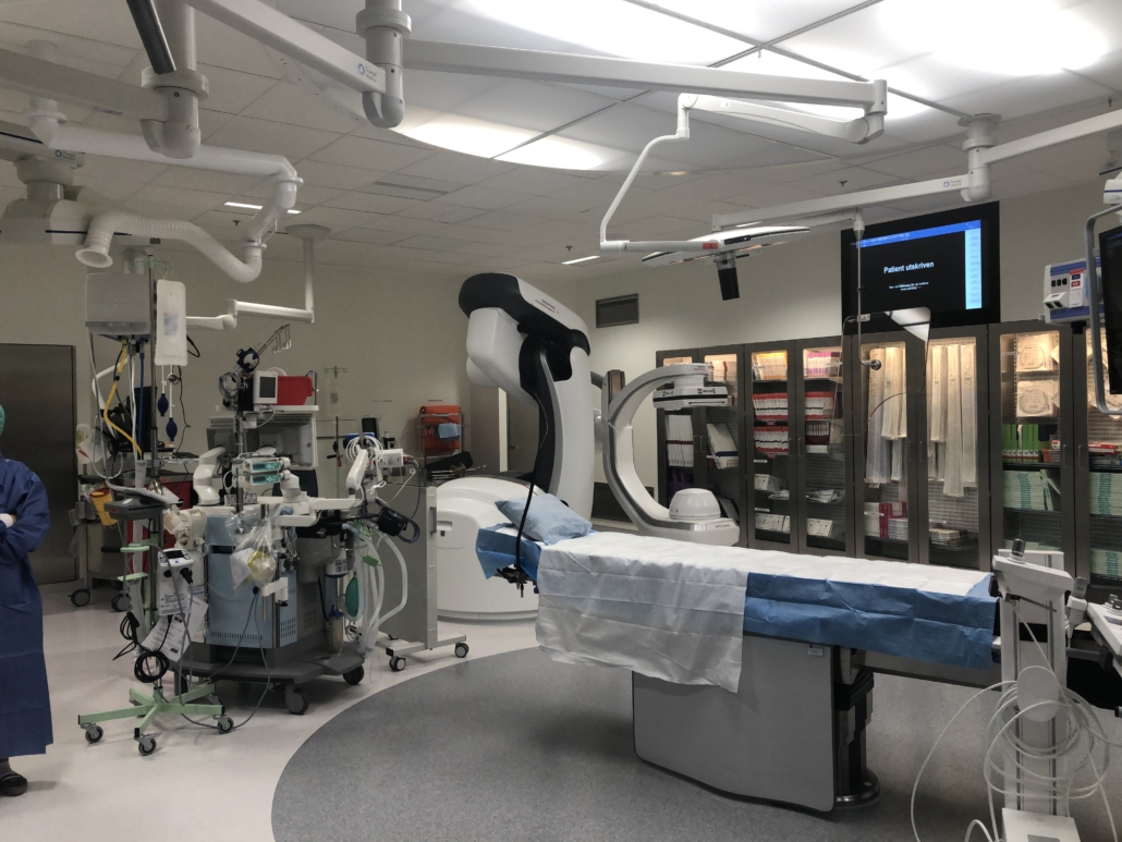 Hybridsalen, en sal där man kan kombinera moderna röntgenteknik med operation